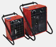 Bild von mobilen Elektrobauheizern