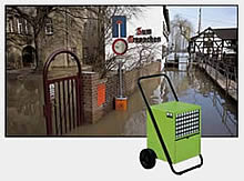 Bild eines mobilen Elektro- Luftentfeuchters