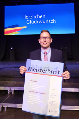 Meisterpreis für Tobias Jäger von der Jäger-Kaufmann GmbH